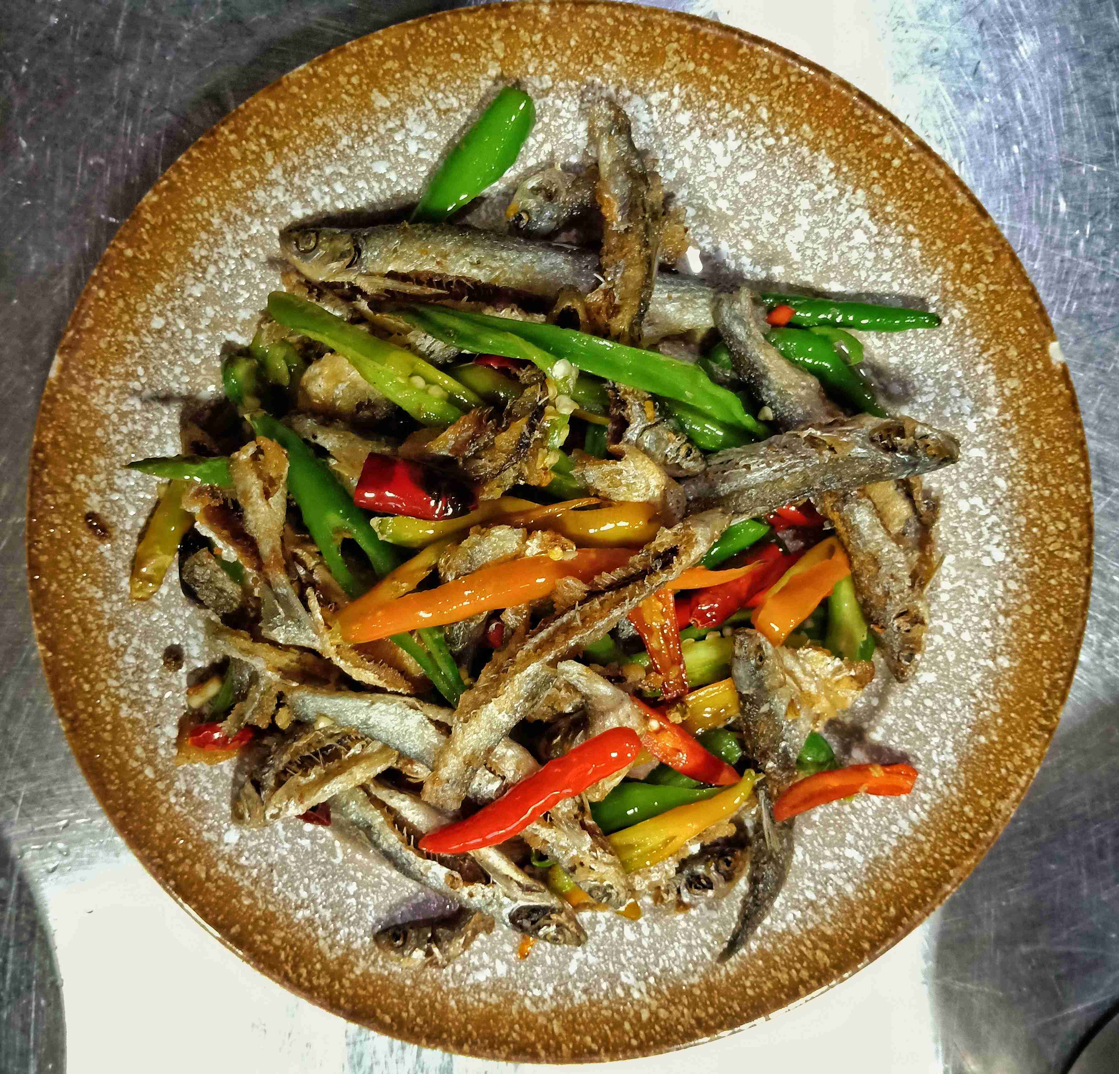 青椒小河鱼